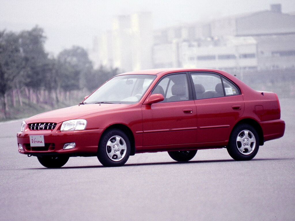 Hyundai Verna (LC) 1 поколение, седан (06.1999 - 07.2002)
